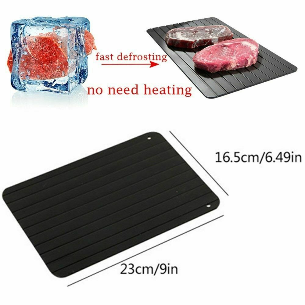 Fast Defrost Tray Fast Thaw Frozen Food Meat Fruit Quick Defrosting Plate Board Defrost