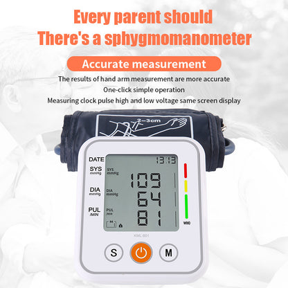 Upper Arm Home Electronic Blood Pressure Monitor