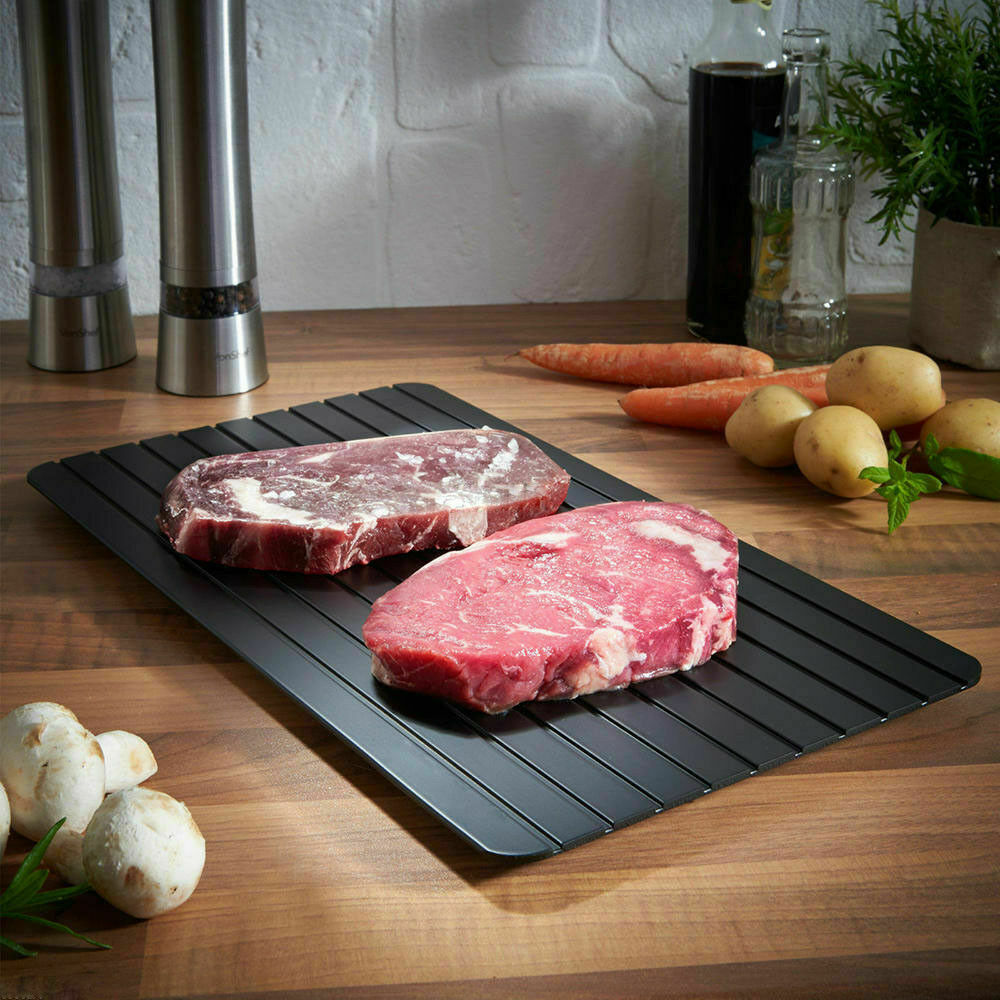 Fast Defrost Tray Fast Thaw Frozen Food Meat Fruit Quick Defrosting Plate Board Defrost